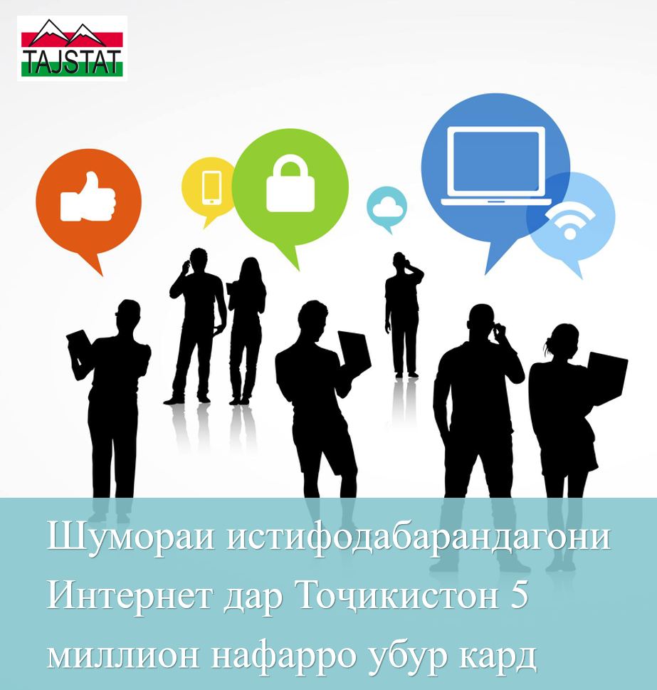 INCREASE IN THE NUMBER OF INTERNET USERS IN TAJIKISTAN