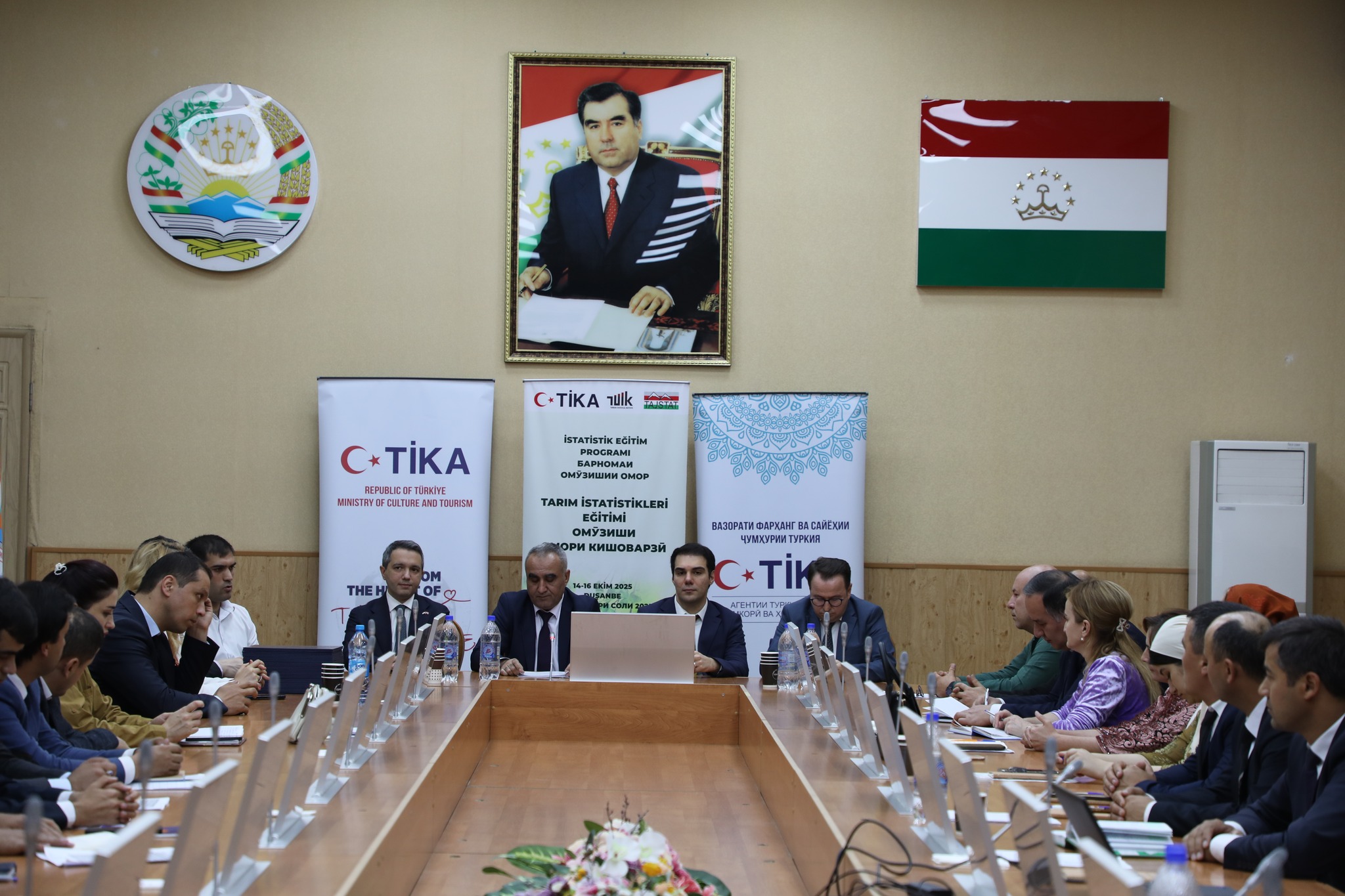 АГЕНТИИ ТИКА ҲАМКОРИРО МИЁНИ ТОҶИКИСТОН ВА ТУРКИЯ ДАР СОҲАИ ОМОР ТАҚВИЯТ МЕБАХШАД
