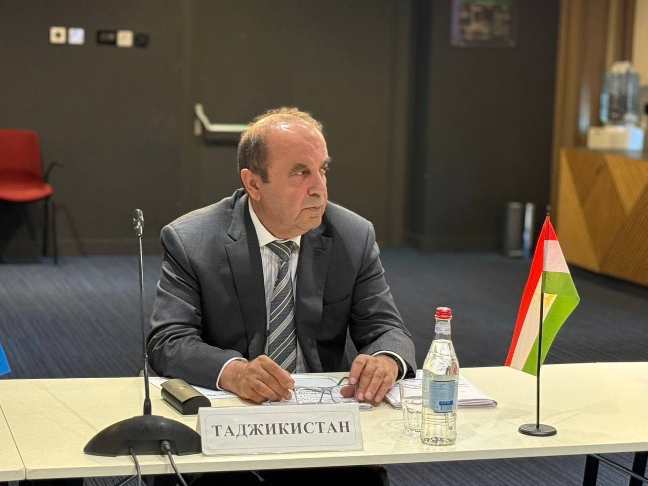 ҶАМШЕД НУРМАҲМАДЗОДА ДАР ҶАЛАСАИ 76-УМИ ШУРОИ РОҲБАРОНИ МАҚОМОТИ ОМОРИ ДАВЛАТҲОИ ИДМ ИШТИРОК НАМУД